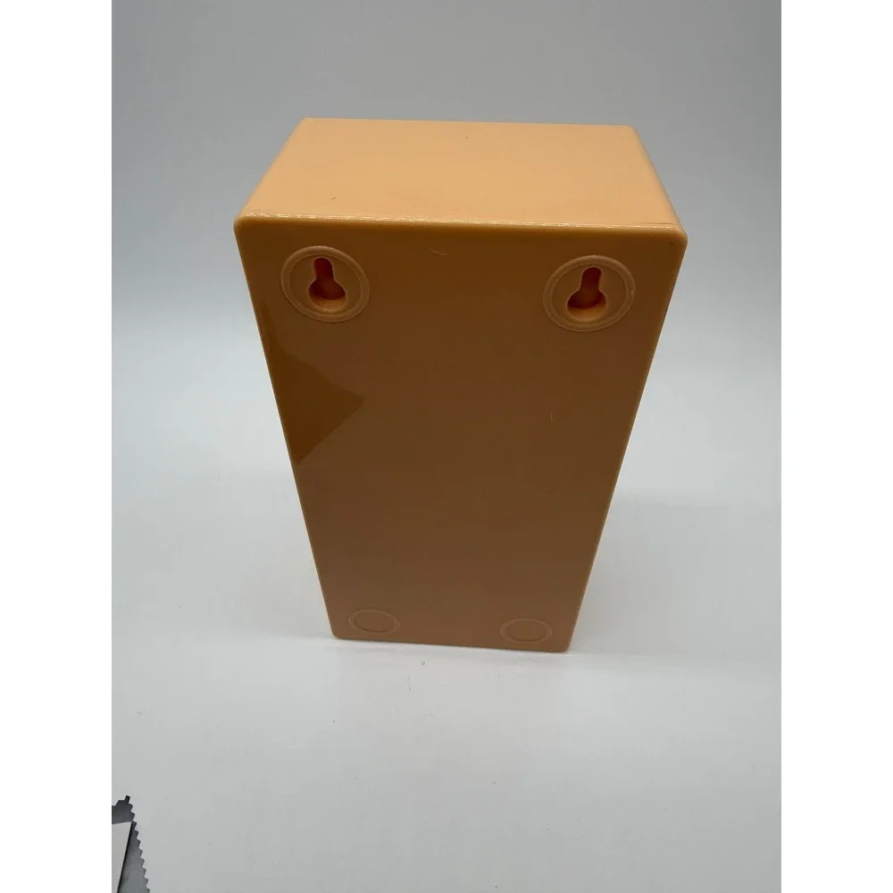 Vintage Pin Up Girl Storage Box Wall Mount Tan Excellent Retro Decor